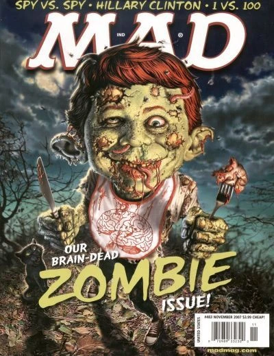 Cover of Our Brain-dead Zombie Issue!