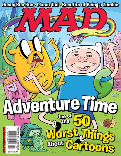 Cover of The 50 Worst Things About Cartoons