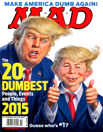 Cover of The 20 Dumbest People, Events and Things of 2015