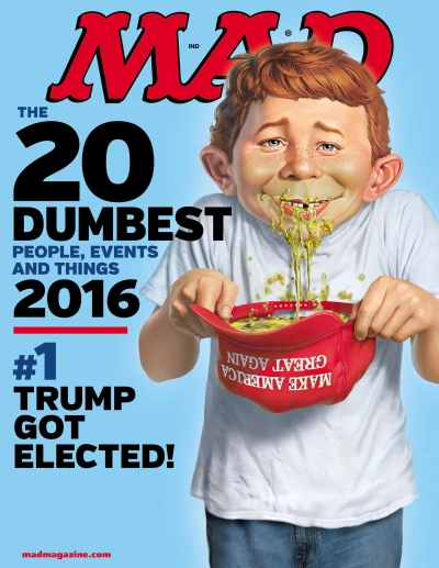 Cover of The 20 Dumbest People, Events and Things of 2016