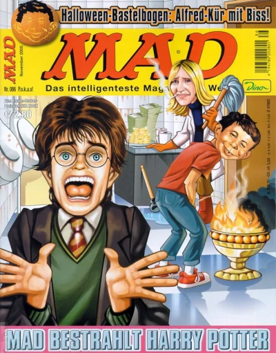 Cover of Mad Bestrahlt Harry Potter