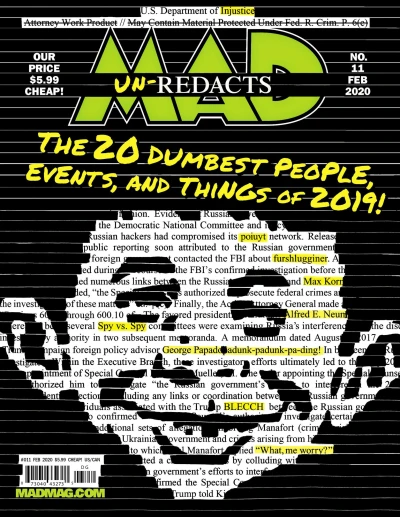 Cover of The 20 Dumbest People, Events and Things of 2019!