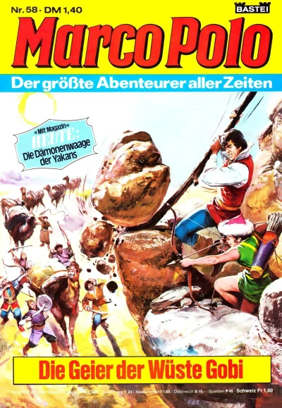 Cover of Die Geier der Wüste Gobi