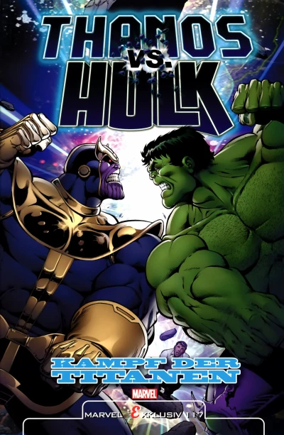 Cover of Thanos vs. Hulk: Kampf der Titanen