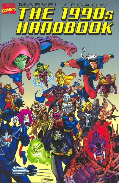 Cover of Marvel Legacy: The 1990s Handbook