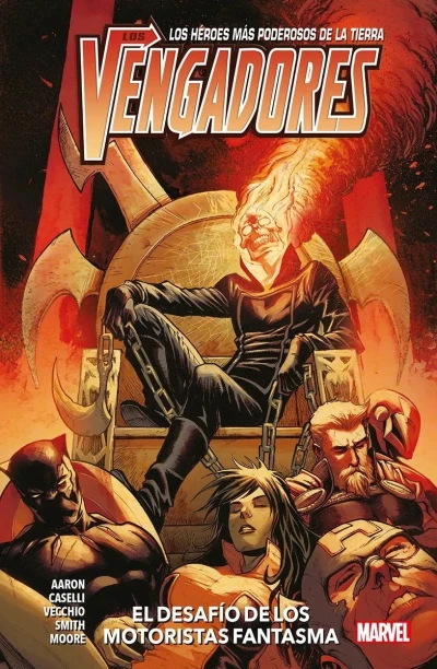 Cover of Los Vengadores 5 ; El desafío de los Motoristas Fantasma