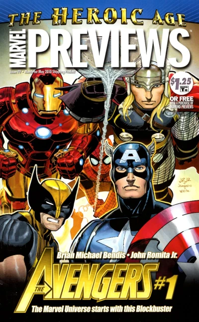Cover of Avengers #1