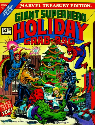 Cover of T'was The Night Before Christmas; Spidey Goes Mad!; Jingle Bombs!; Heaven Is A Very Small Place!; Eternity! Eternity!