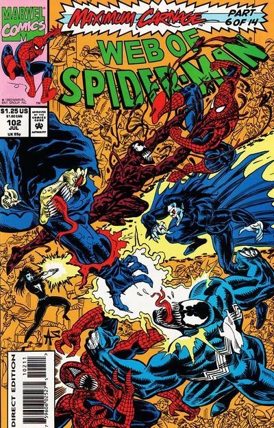 Cover of Maximum Carnage, Part 6: Sinking Fast