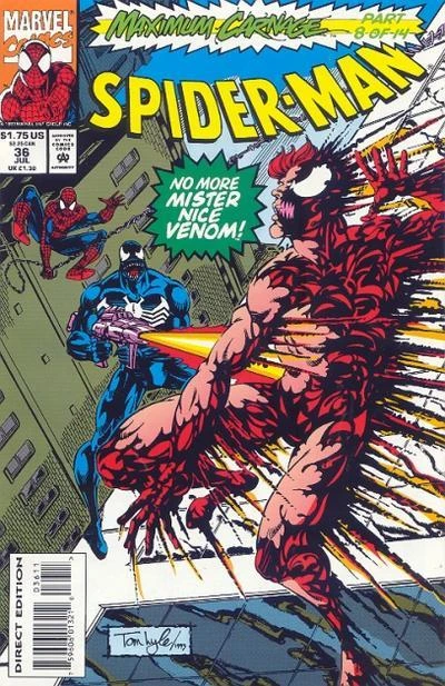Cover of Maximum Carnage, Part 8: Hate is in the Air