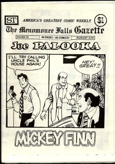 Cover of Joe Palooka ; Mickey Finn