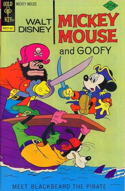Cover of Mickey Mouse Meets Blackbeard the Pirate