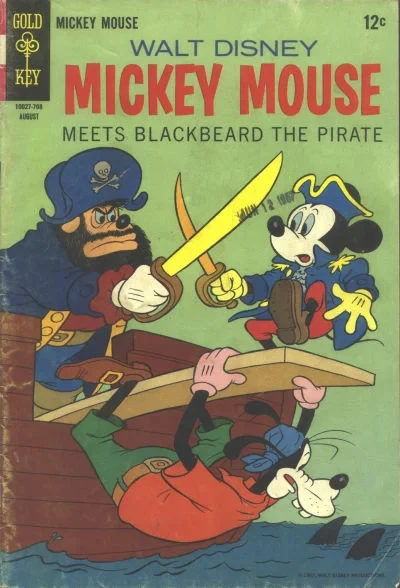 Cover of Mickey Mouse Meets Blackbeard the Pirate