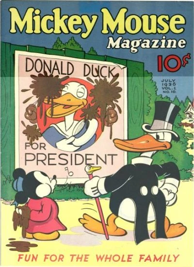 Cover of Donald Duck for President