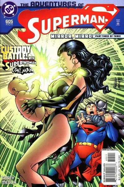 Cover of Mirror, Mirror. Part Three: Custody Battle with SuperWoman and Owlman