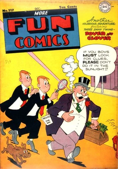 Cover of Dover and Clover: "The Nabbing of Nitro Ned"