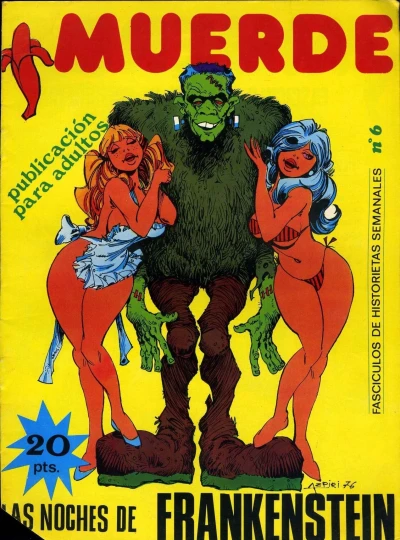 Cover of La noches de Frankenstein