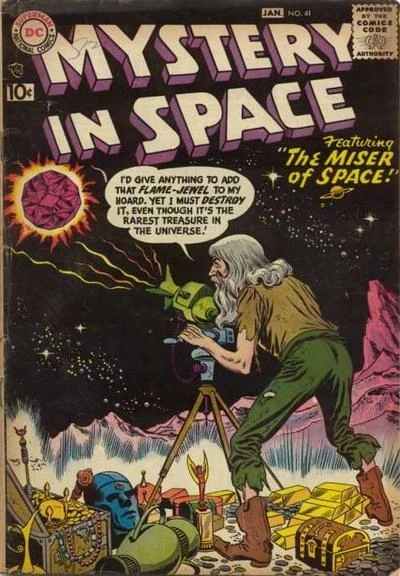 Cover of Mystery in Space