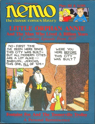 Cover of Little Orphan Annie and the Man that Lived a Billion Years