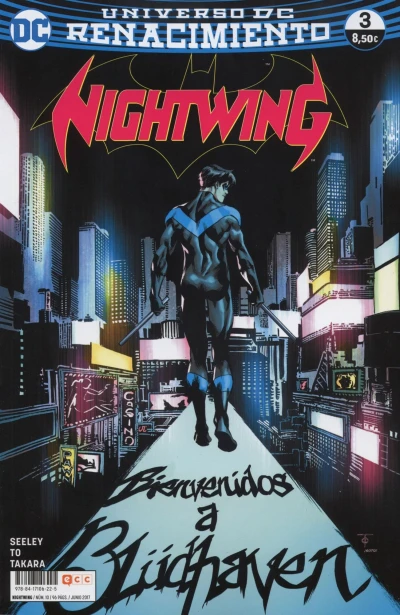 Cover of Luchando contra el destino; Blüdhaven parte uno; Blüdhaven parte dos; Blüdhaven parte tres