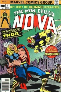 Nova against the Mighty Thor