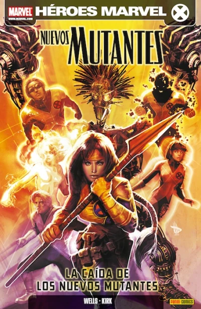 Cover of La caída de los Nuevos Mutantes