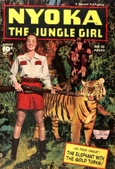 Cover of The Elephant with the Gold Tusks, The Marauding Maniacs of the Jungle