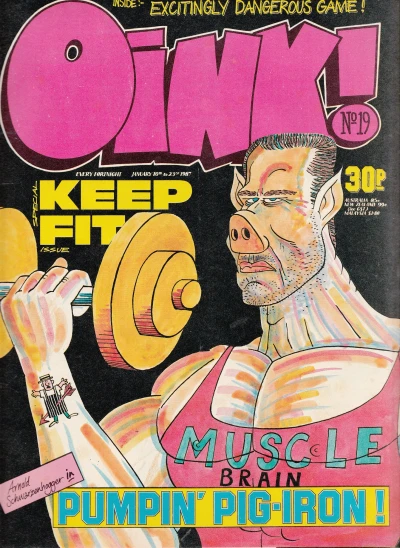 Cover of Oink! 19 - Keep Fit issue