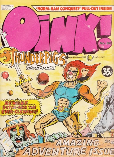 Cover of Oink! 34 - Adventure issue