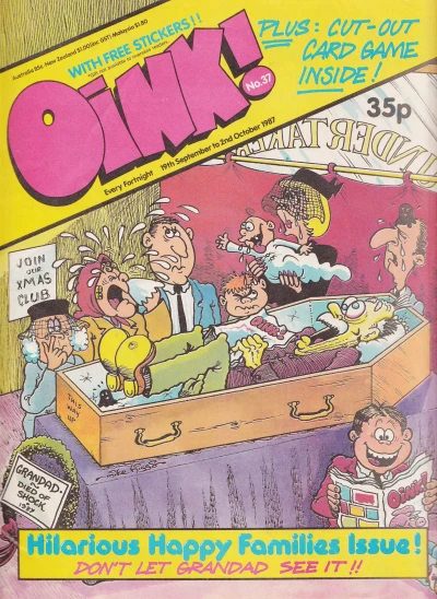 Cover of Oink! 37 - Families issue