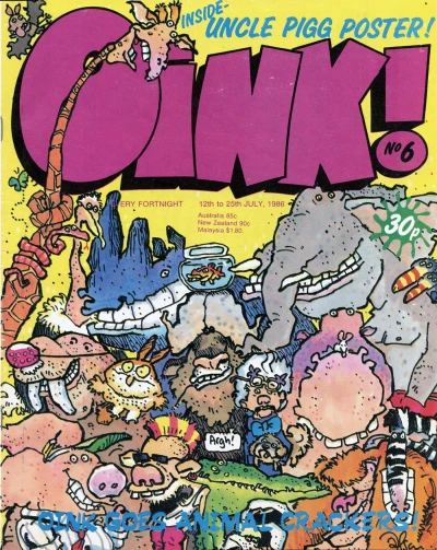 Cover of Oink 6 - Animal Crackers issue