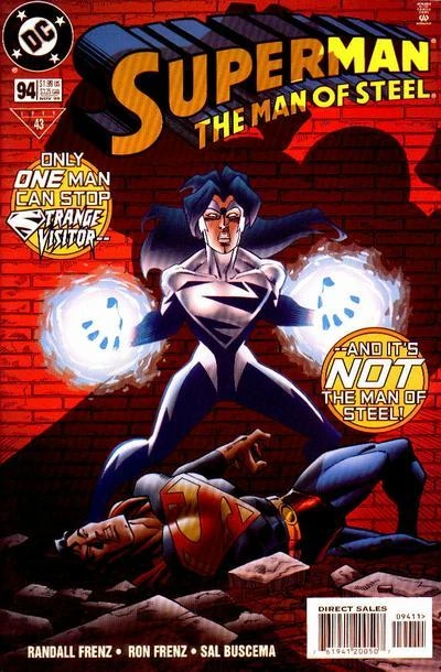 Cover of Only One Man Can Stop The Strange Visitor-- --And It's Not The Man of Steel!