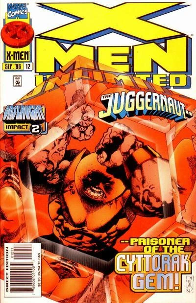 Cover of Onslaught Impact 2: The Juggernaut--Prisoner of the Cyttorak Gem !