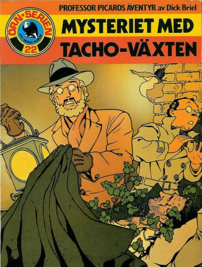 Cover of Professor Picaros äventyr av Dick Briel: Mysteriet med Tacho-växten