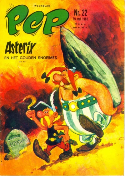 Cover of Asterix en het Gouden Snoeimes