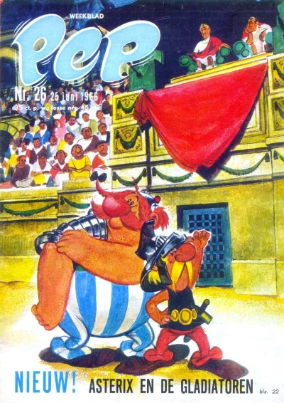 Cover of Asterix en de Gladituren