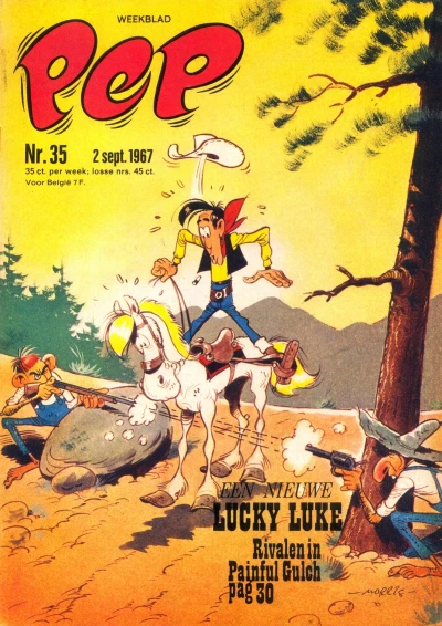 Cover of Lucky Luke: Rivalen in Painful Gulch