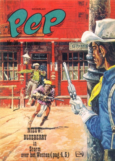 Cover of Blueberry: Storm over het Westen