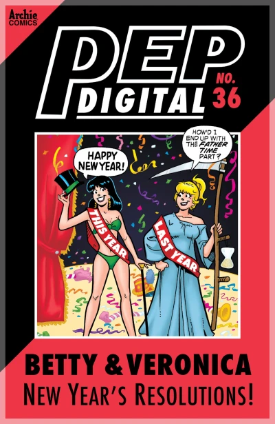 Cover of Betty & Veronica New Year's Resolutions!