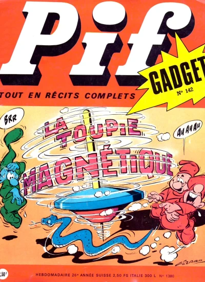Cover of La toupie magnetique (142)