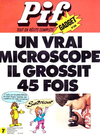 Cover of Un vrai Microscope: Il grossit 45 fois (240)