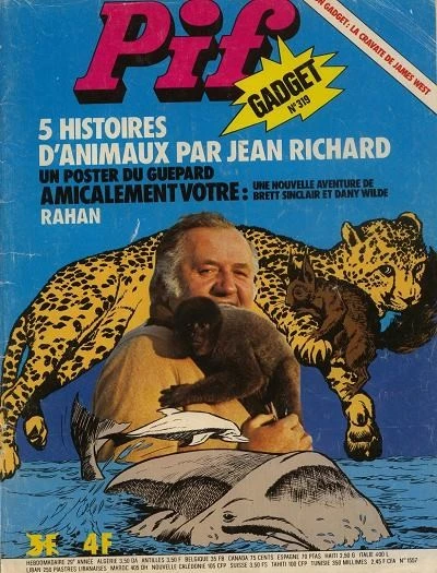 Cover of 5 Histoires d'Animaux par Jean Richard (319)