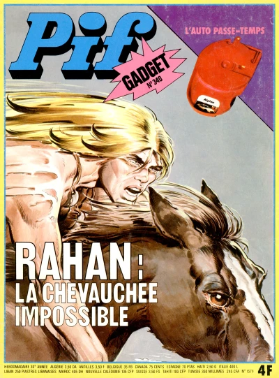 Cover of Rahan: La chevauchee impossible (340)