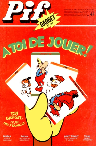 Cover of Le Jeu de 7 Familles (353)