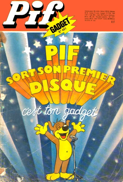 Cover of Pif sort son premier disque (401)