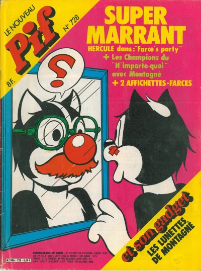 Cover of Les lunettes de Montagné (728)