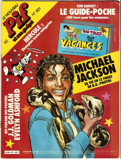 Cover of Michael Jackson: Sa vie en 12 pages (801)