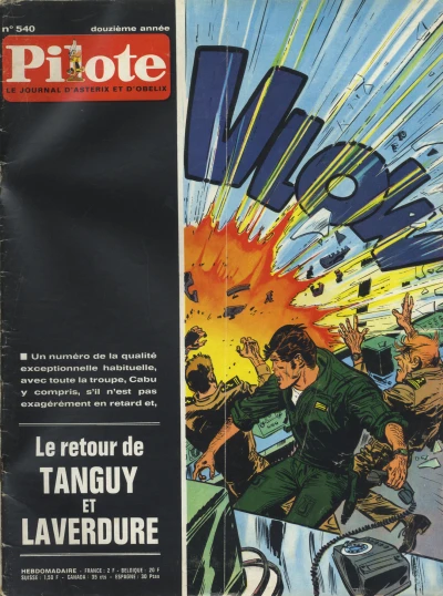 Cover of Le retour de Tanguy et Laverdure