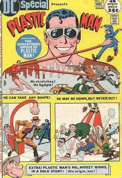 Plastic Man : Featuring The Sensational Origin of Plastic Man!