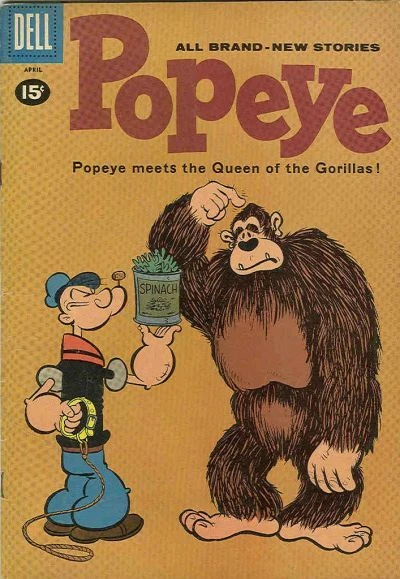 Cover of Popeye Meets the Queen of the Gorillas